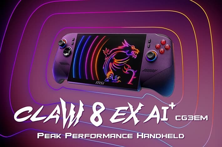 MSI Unjuk Claw 8 EX AI+ Berbasis Intel Arc G3 Extreme dan Titan 18 HX Dragon Edition Draco Epic di COMPUTEX 2026-1