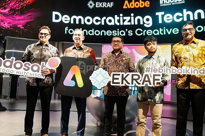 Kemenekraf, Indosat, dan Adobe Kolaborasi Dukung Kreator Indonesia