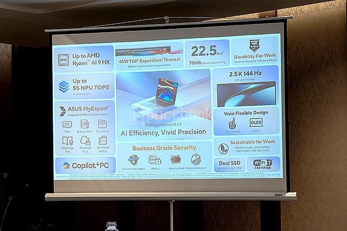 ASUS ExpertBook P5 G2 Resmi Hadir di Indonesia, Andalkan AMD Ryzen AI-3